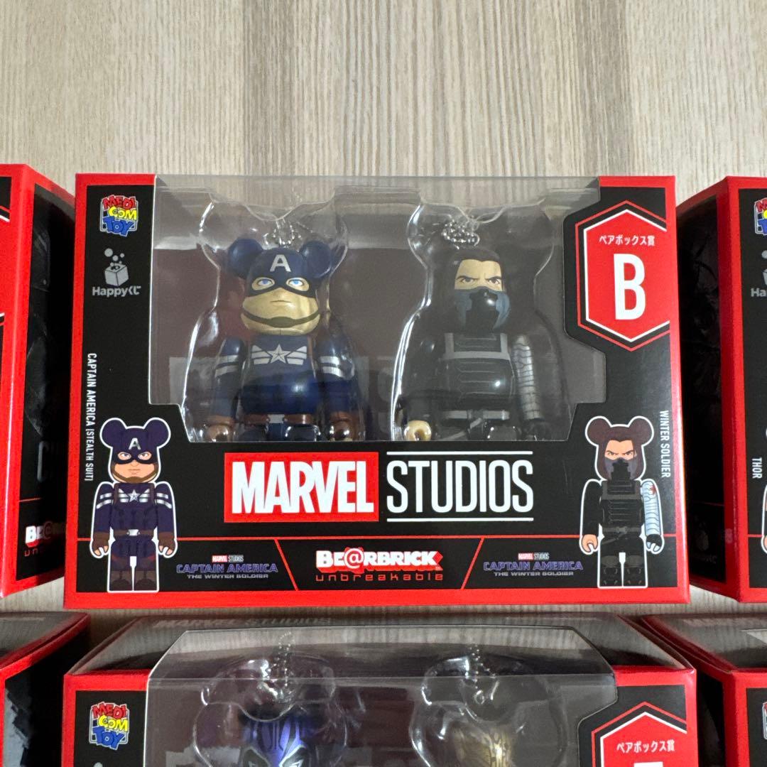 値下中MARVEL STUDIOS BE@RBRICK ハッピーくじA-Gセット