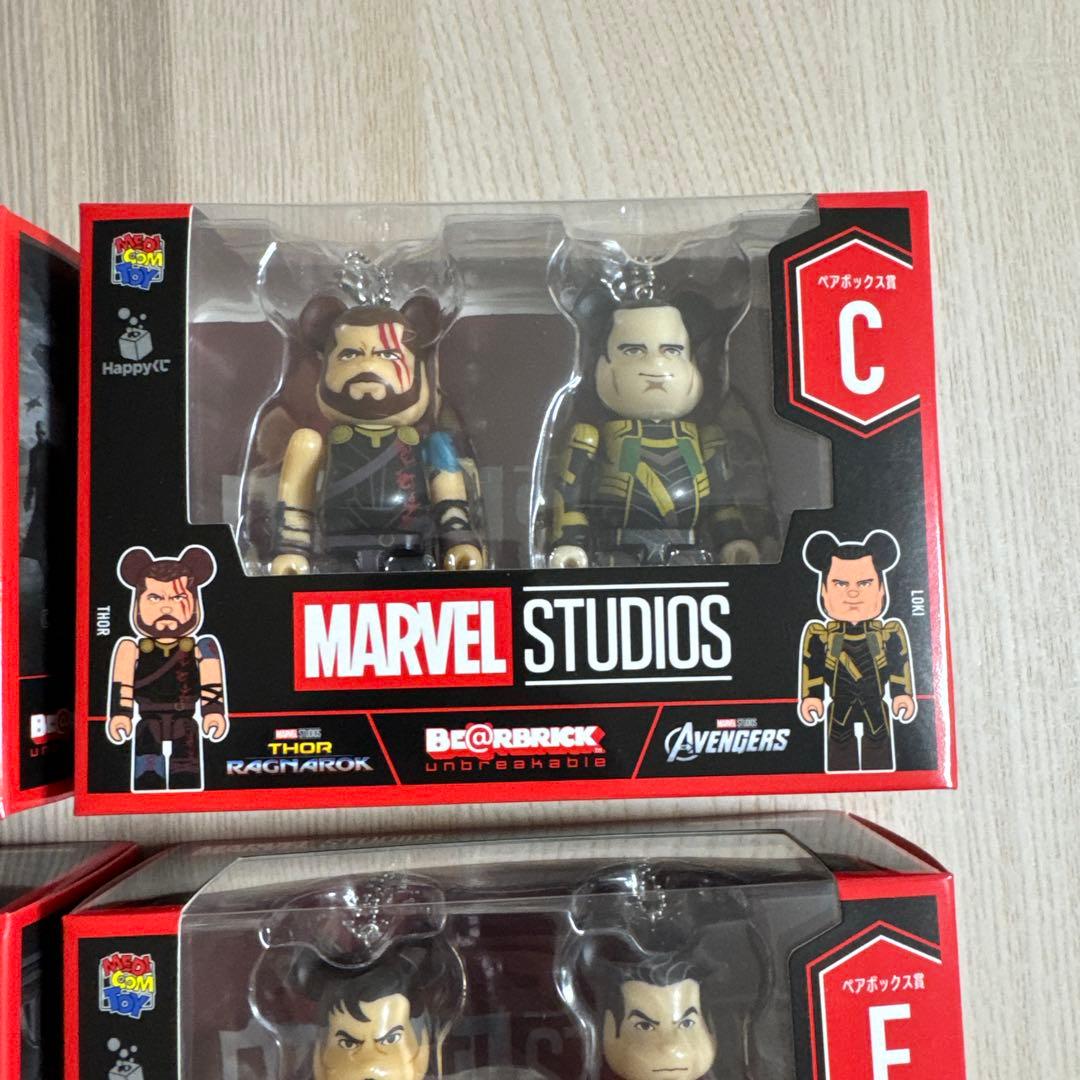 値下中MARVEL STUDIOS BE@RBRICK ハッピーくじA-Gセット