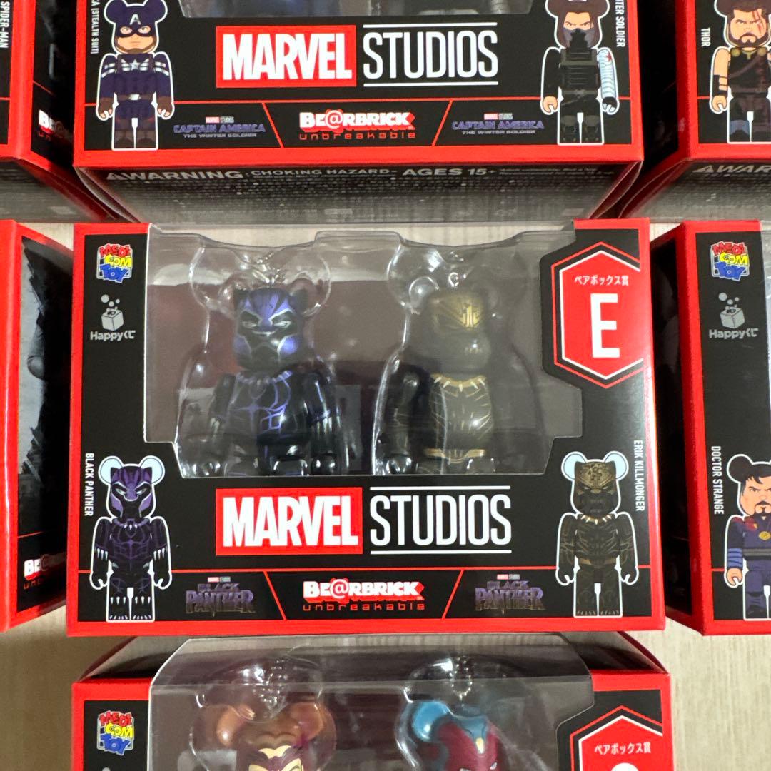 値下中MARVEL STUDIOS BE@RBRICK ハッピーくじA-Gセット