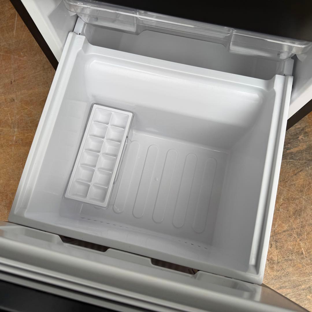 C7707★2022年製美品★シャープ 冷蔵庫 右.左開き 一人暮らしブラック系