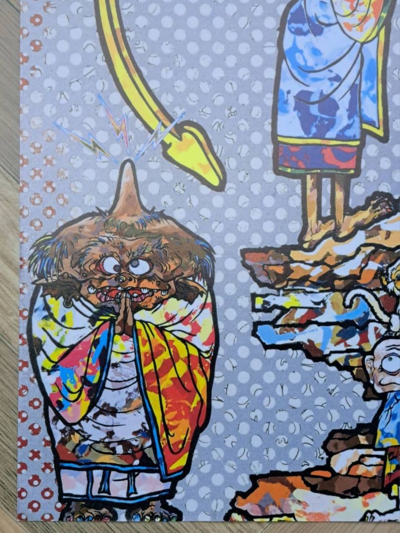 村上隆　魂の譲渡　ポスター　アート　人気画家　(草間彌生　奈良美智)