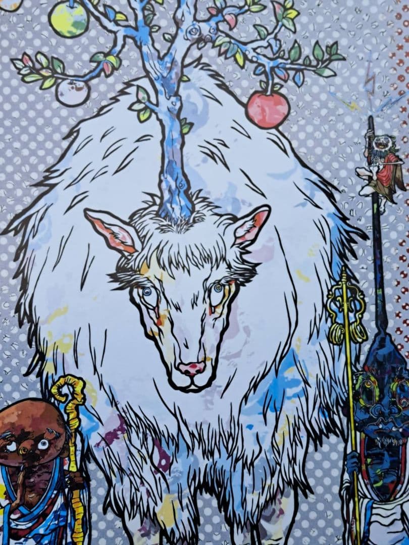 村上隆　魂の譲渡　ポスター　アート　人気画家　(草間彌生　奈良美智)