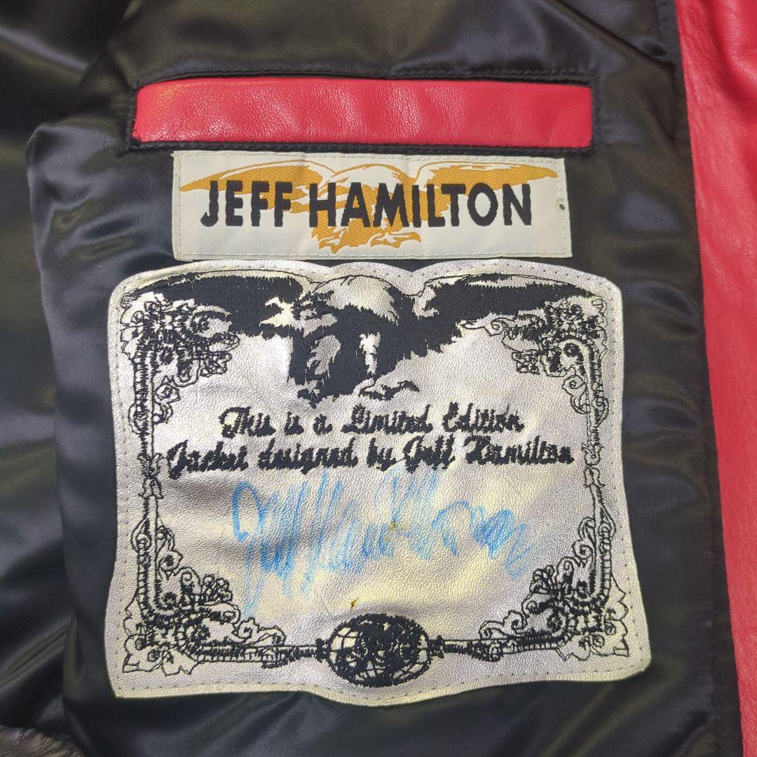 【レア】シカゴブルズ レザージャケット　ジェフハミルトン
