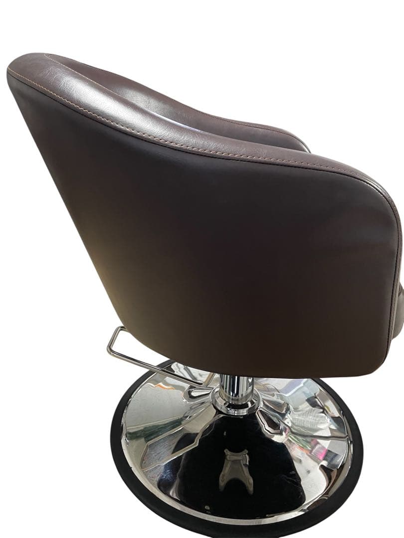 ブラウン ハイバック回転チェア