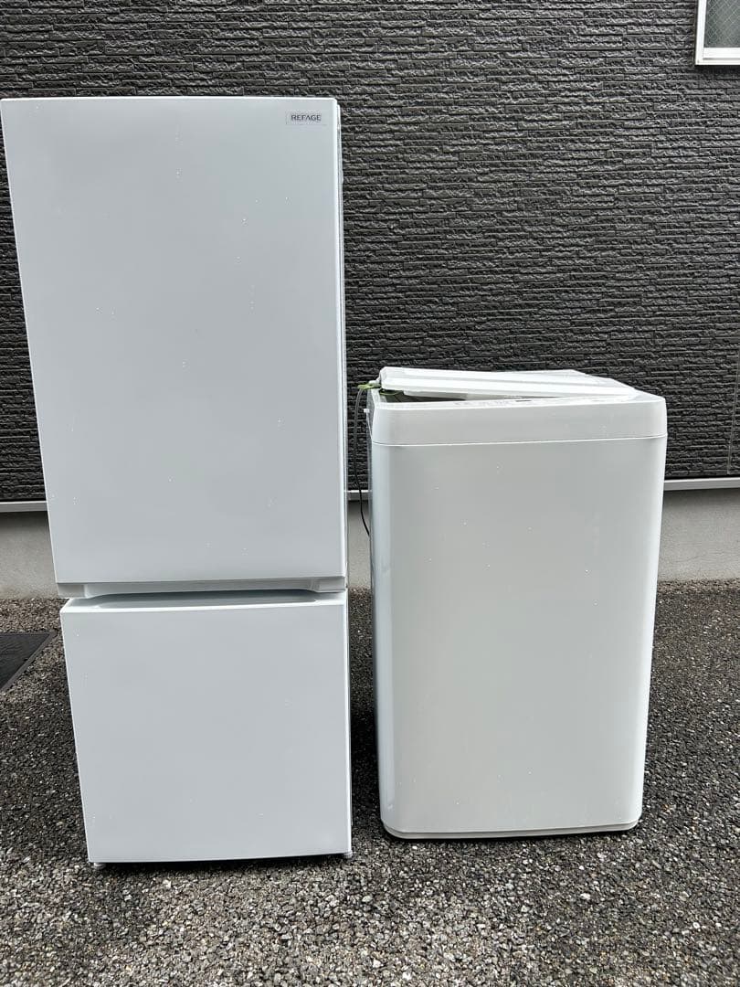 福岡市配送設置無料 23年製　156L冷蔵庫、5.5kg洗濯機