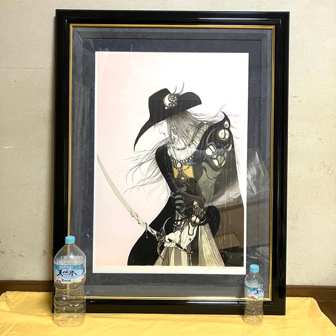 天野喜孝 夢なりし 版画 リトグラフ 大判 吸血鬼ハンターD バンパイアハンター