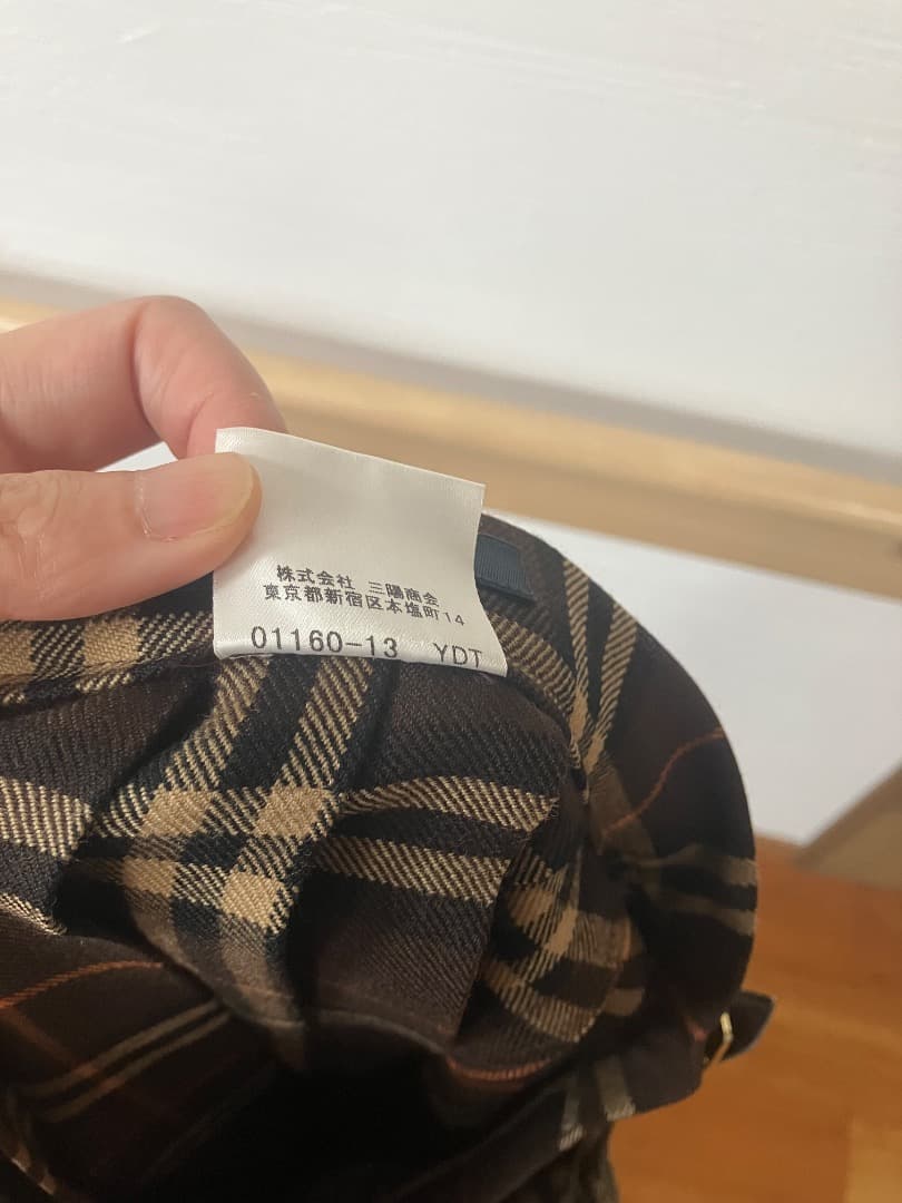 バーバリーロンドン　スカート　キルトピンセット