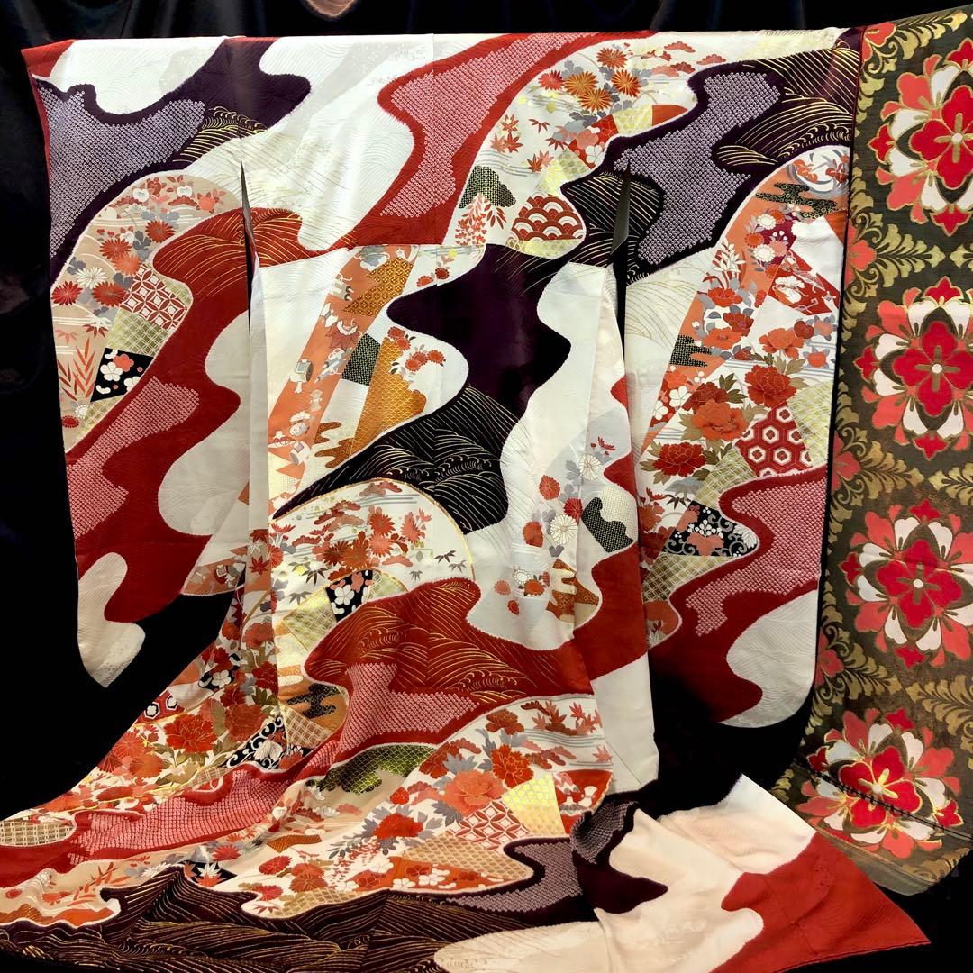 振袖フルセット■絞り■千總■最高峰京友禅■名門川島織物■振袖一式