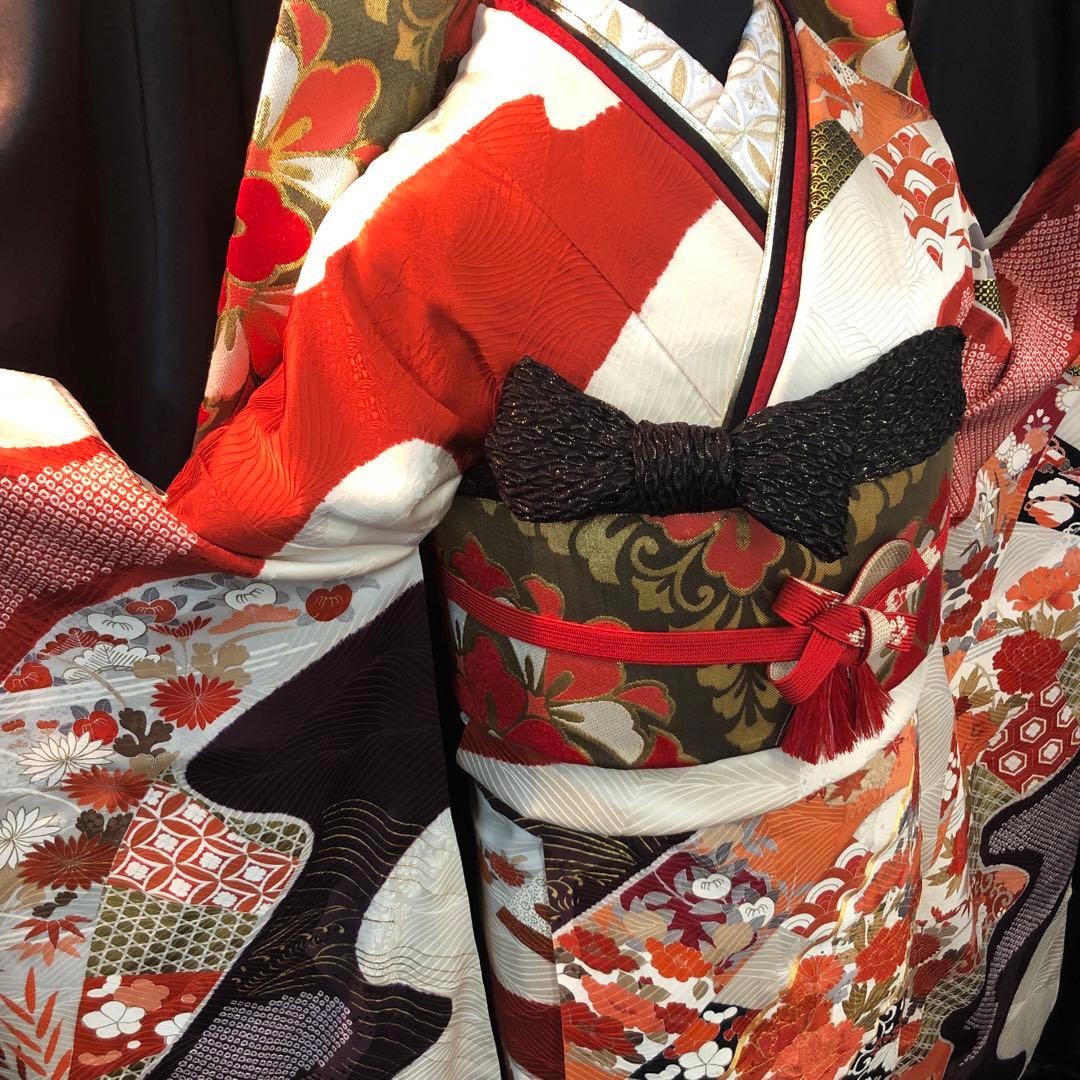 振袖フルセット■絞り■千總■最高峰京友禅■名門川島織物■振袖一式