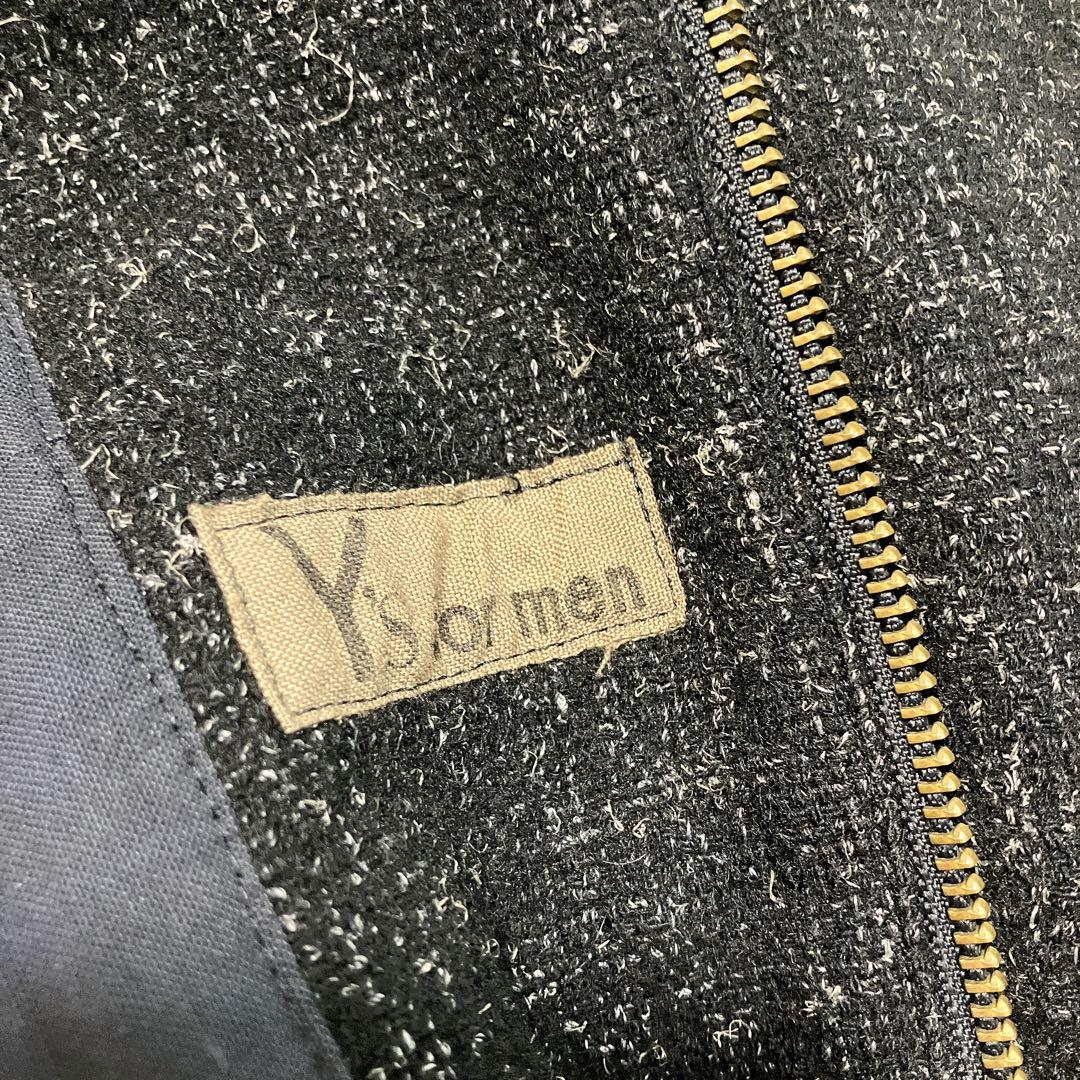 Y's for men【初期タグ】ブルゾン　ツイード　ジップ　黒