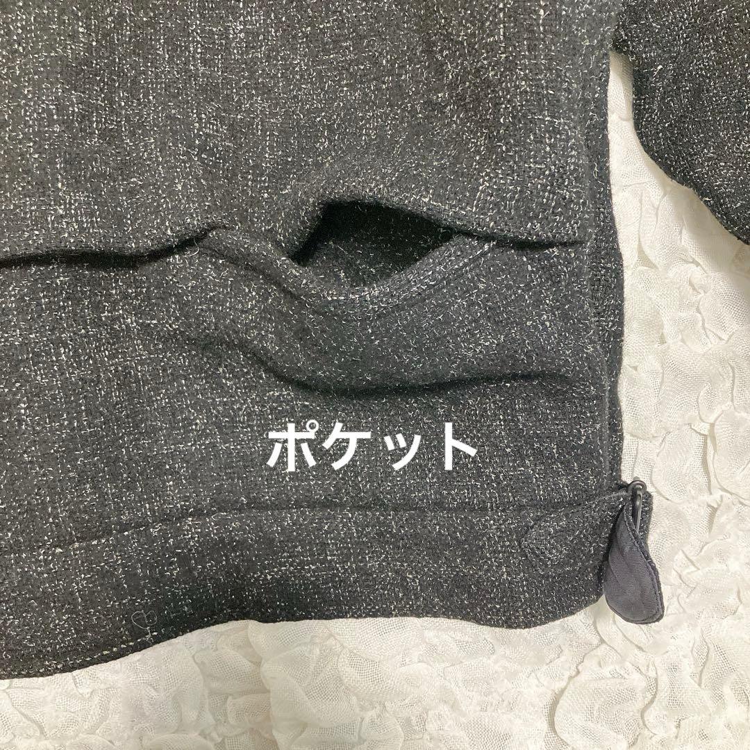 Y's for men【初期タグ】ブルゾン　ツイード　ジップ　黒