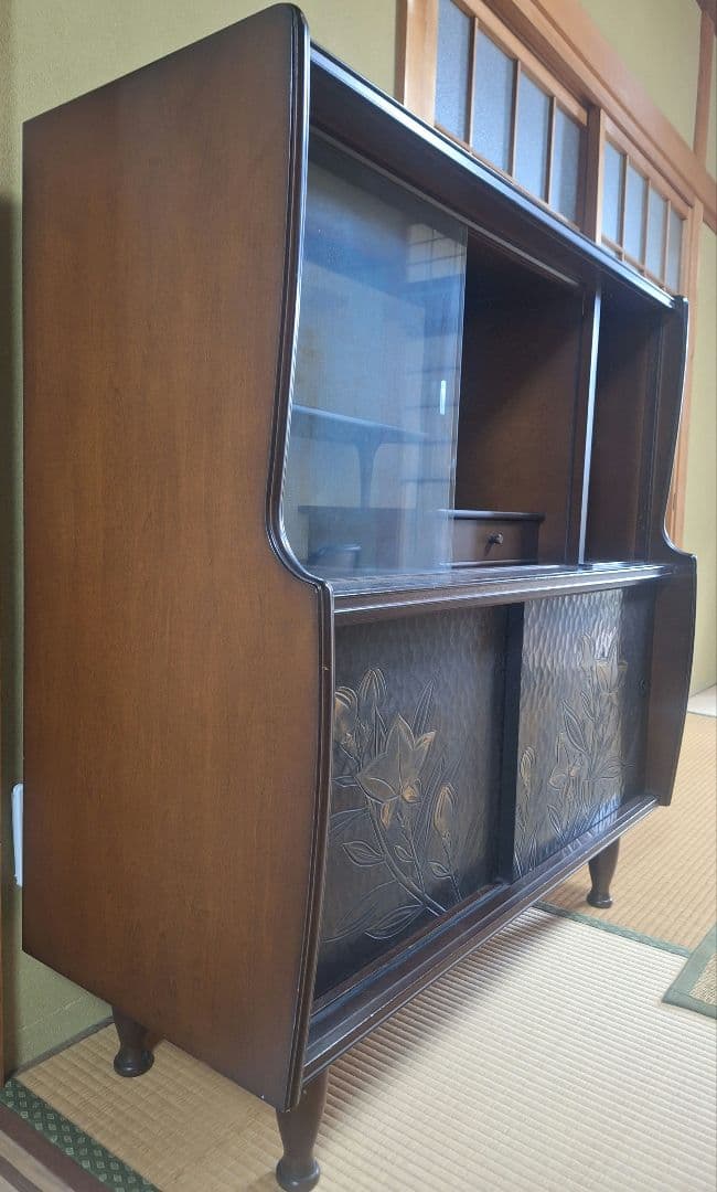 ★送料込み【1960年代:レトロ家具】 茶箪笥