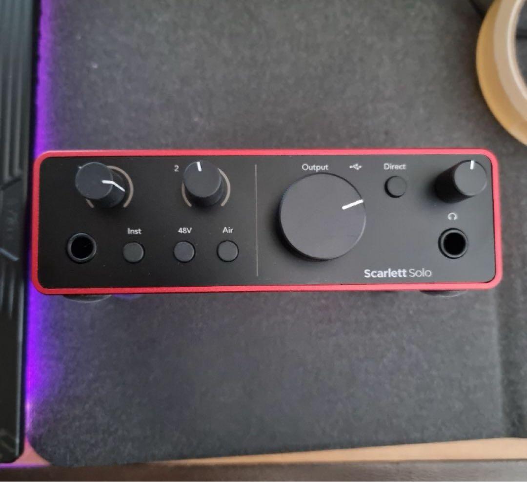 Focusrite Scarlett Solo 4th Gen（4世代）