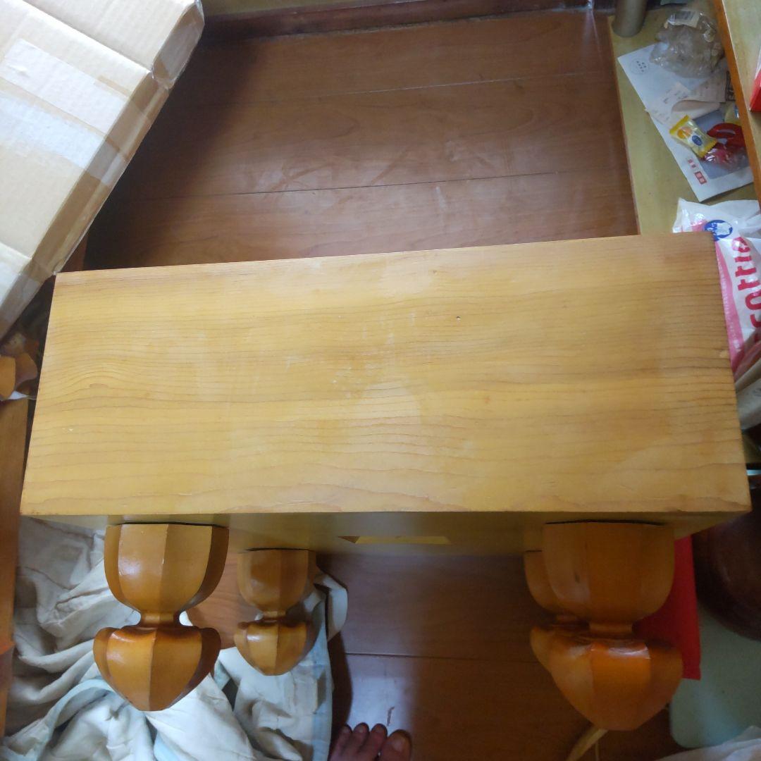 豪厚！新榧(新かや)六寸盤　天地柾　四方柾　簡易カバー付き