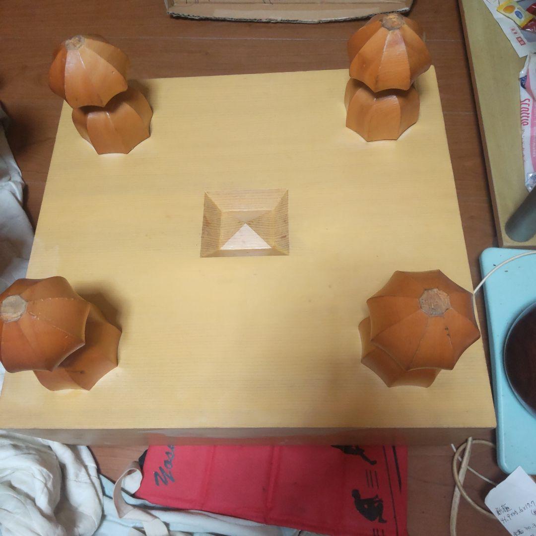 豪厚！新榧(新かや)六寸盤　天地柾　四方柾　簡易カバー付き