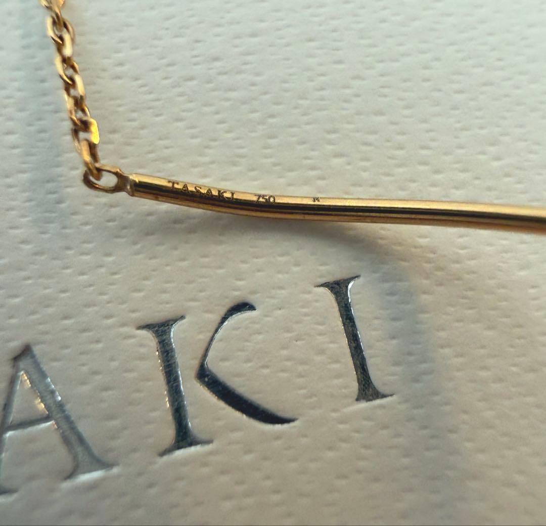 TASAKI バロックパールロングピアス K18YG