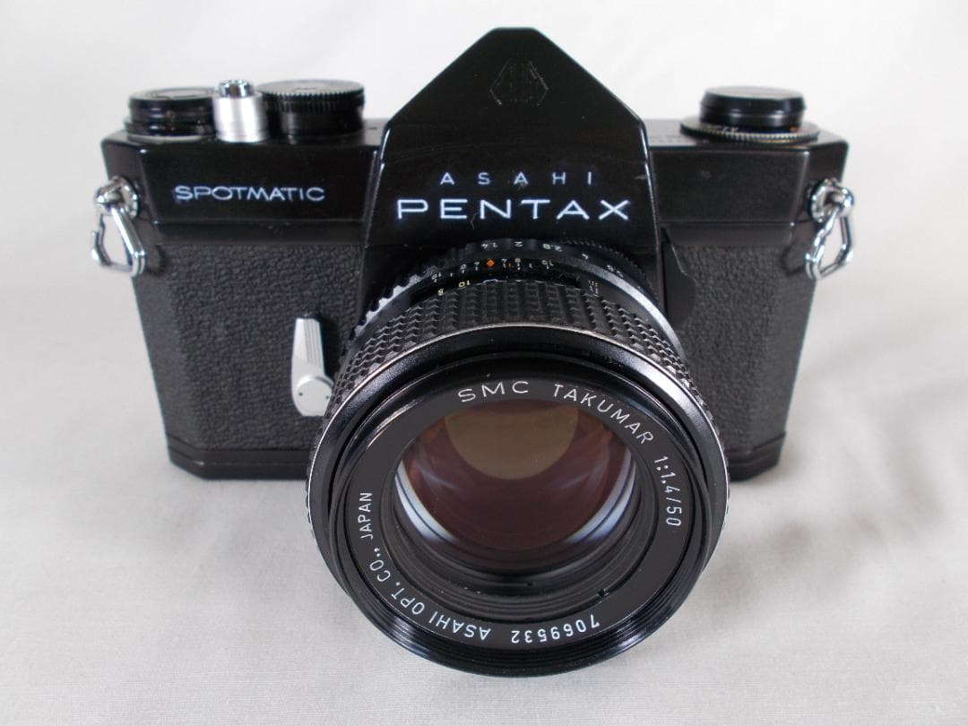フィルムカメラ 整備済　Pentax SP　+ レンズ f/1.4　F227
