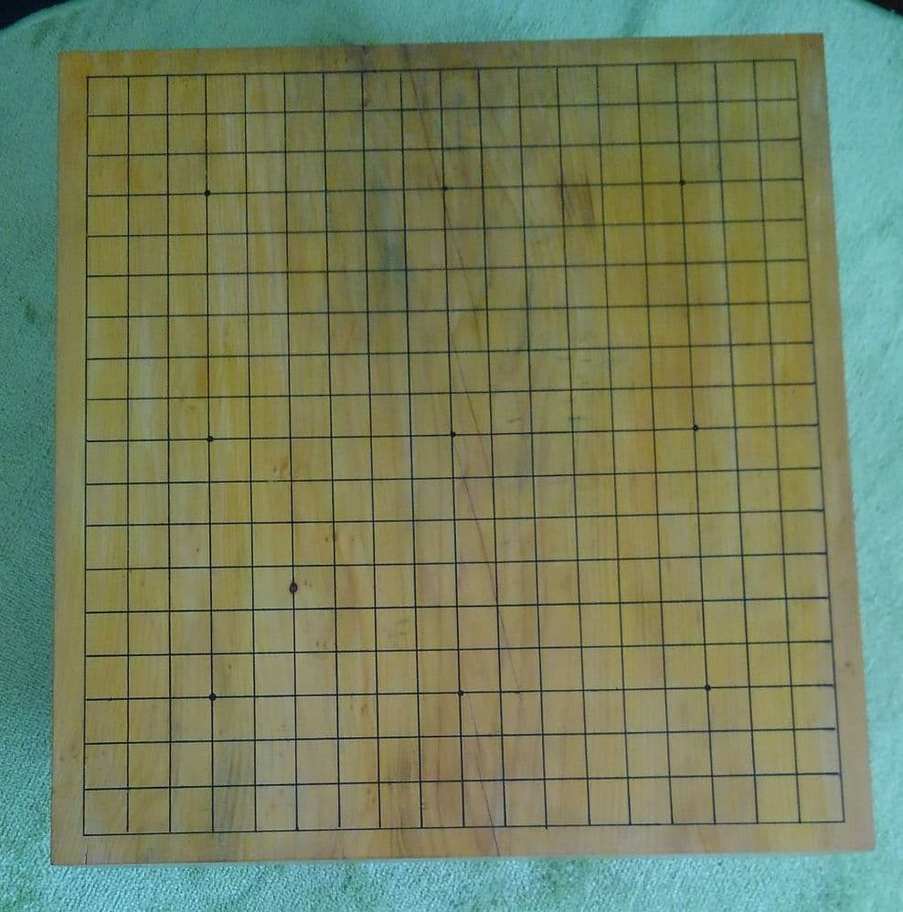 碁盤　檜材　手加工品