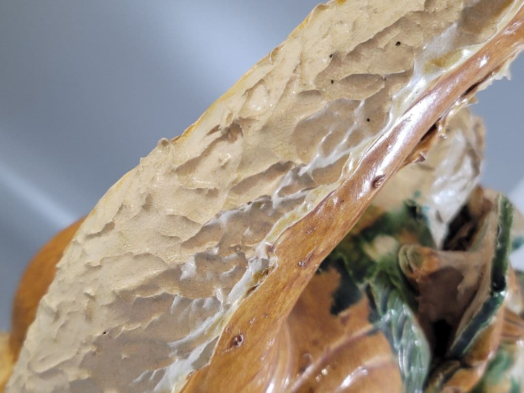 DT596 中国 唐三彩 駱駝 置物