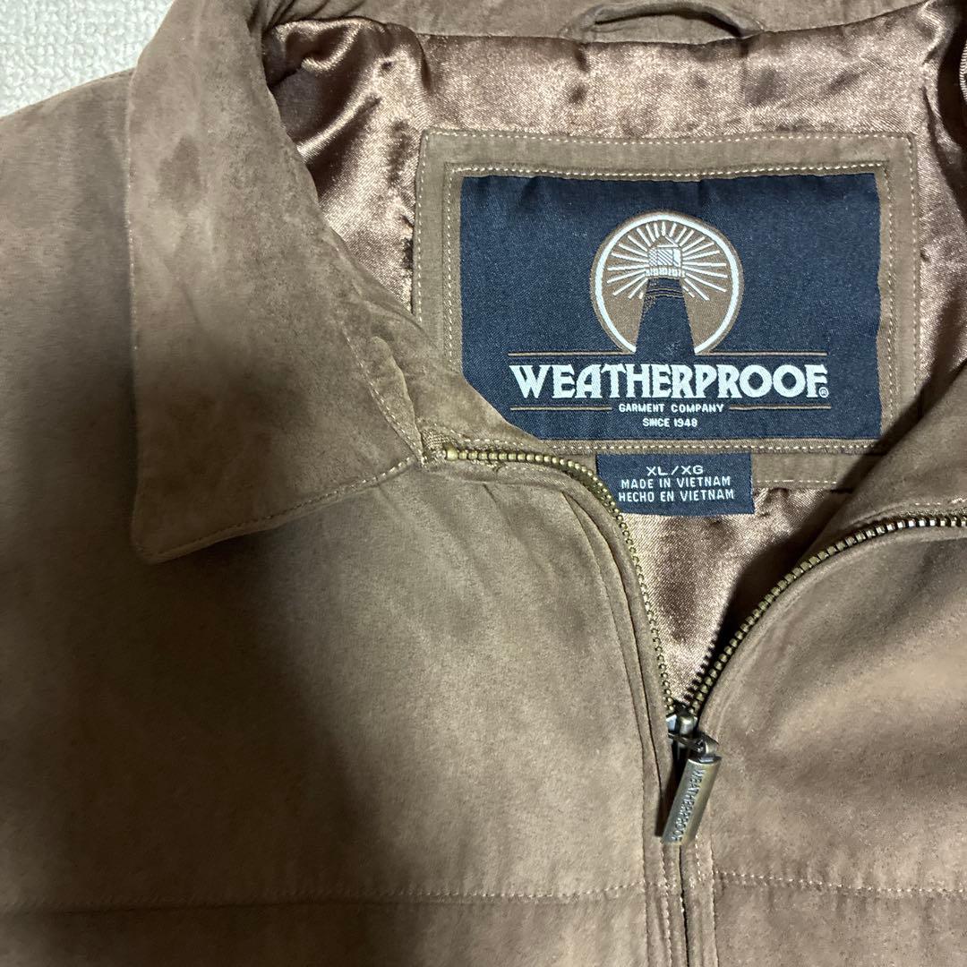WEATHERPROOF スウィングトップ スウェード XL ブラウン 90s