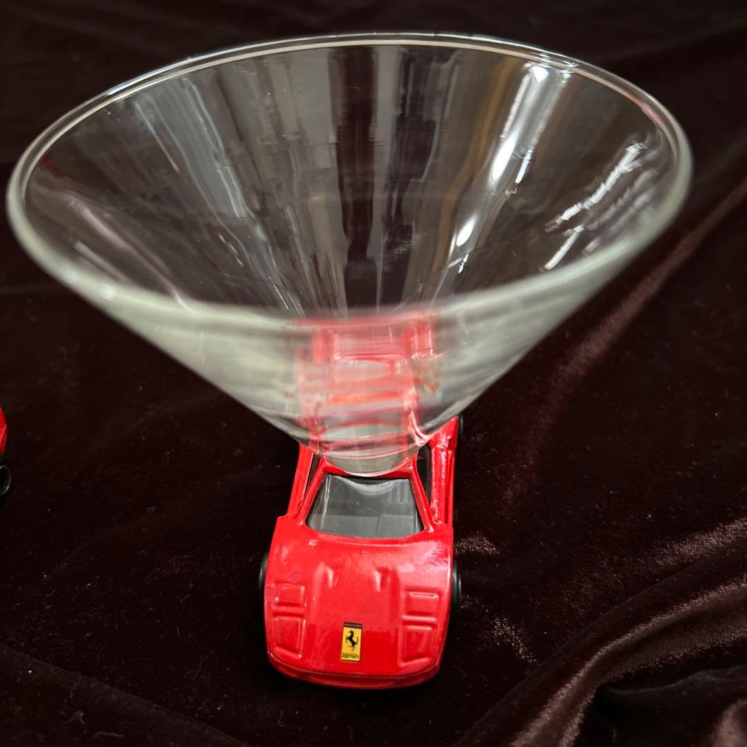 Ferrari F40 ミニカー 赤 グラス