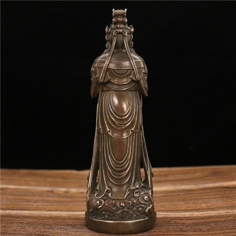 銅像 仏像 聖母銅像 海神媽祖嬢嬢神像 祈福 家でお堂に 置物 を供えます