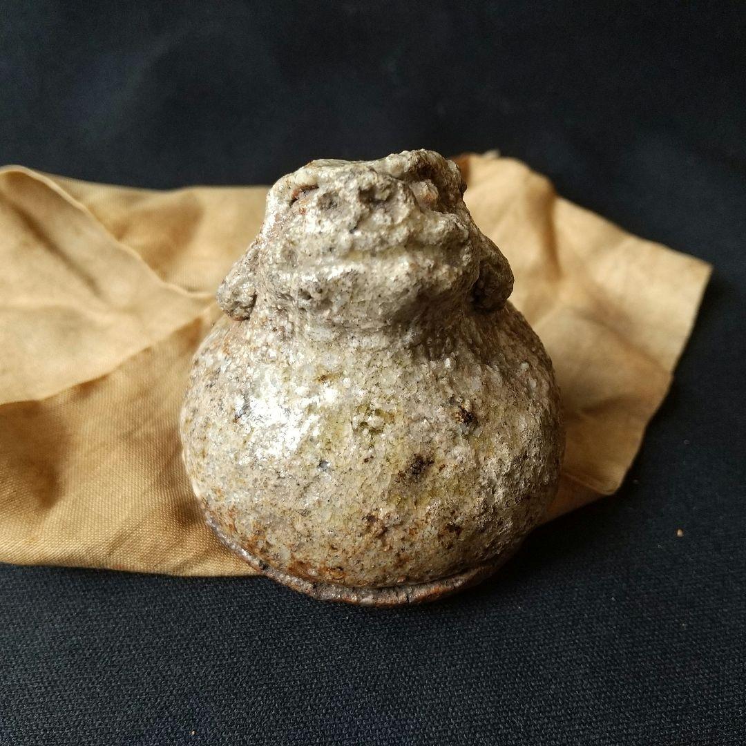 貴重  古信楽  獅子  香合  古箱   箱書あり  茶道具  骨董