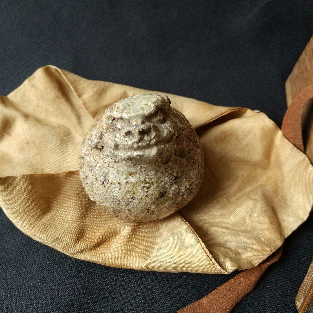 貴重  古信楽  獅子  香合  古箱   箱書あり  茶道具  骨董