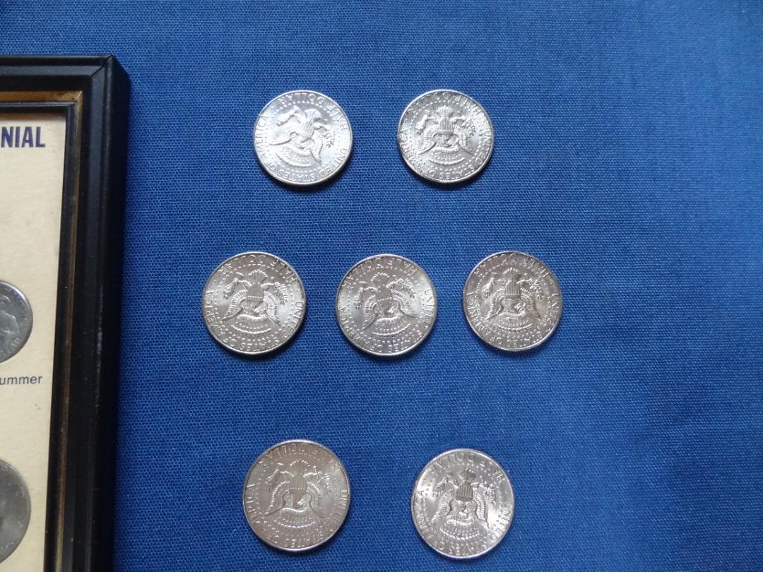 1964年ケネディハーフダラー銀貨 7枚 セットアメリカ 外国