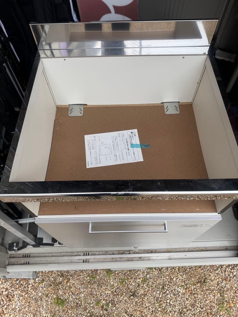 ビルトインコンロ用　ナイスアップキャビネット　ノーリツ　NLA6023SV