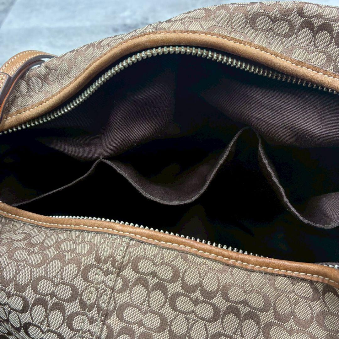 COACH コーチ ワンショルダー ソーホー 肩掛け シグネチャー ハーフムーン