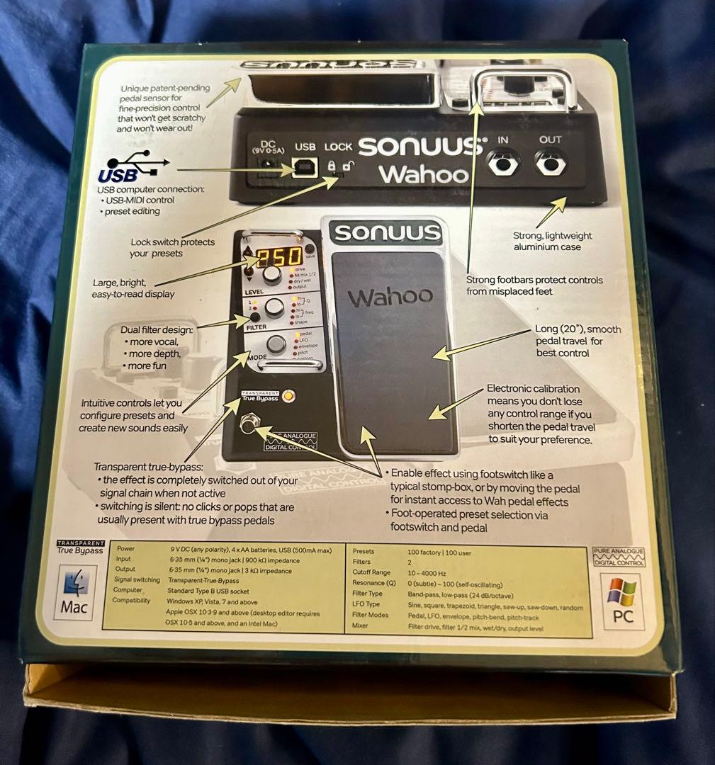 SONUUS Wahoo ワウペダル ノエルギャラガー使用