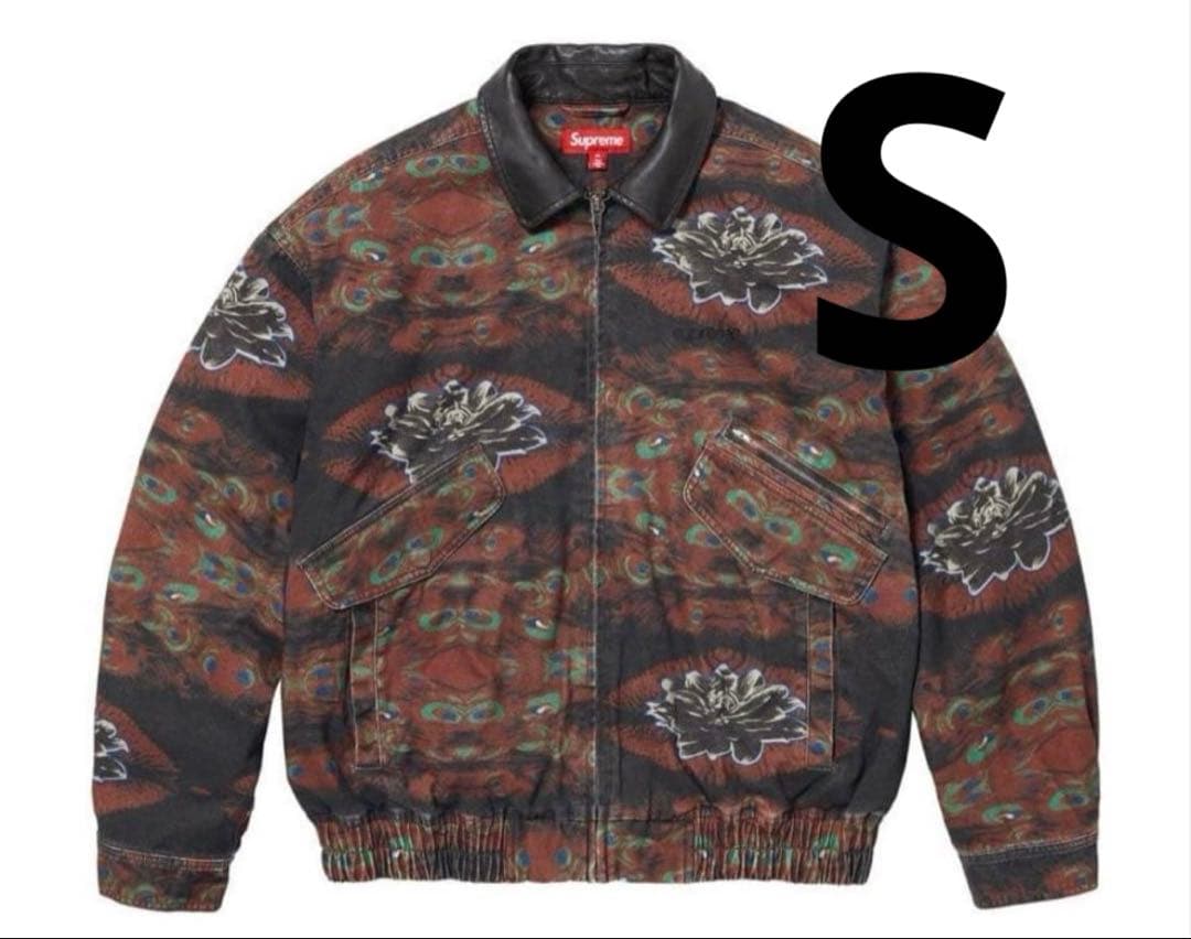 ジャケット・アウター Supreme Leather collar utility jacket S