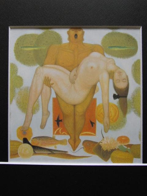 江村正光、美しき蝕、希少な額装用画集より、新品高級額装付、状態良好