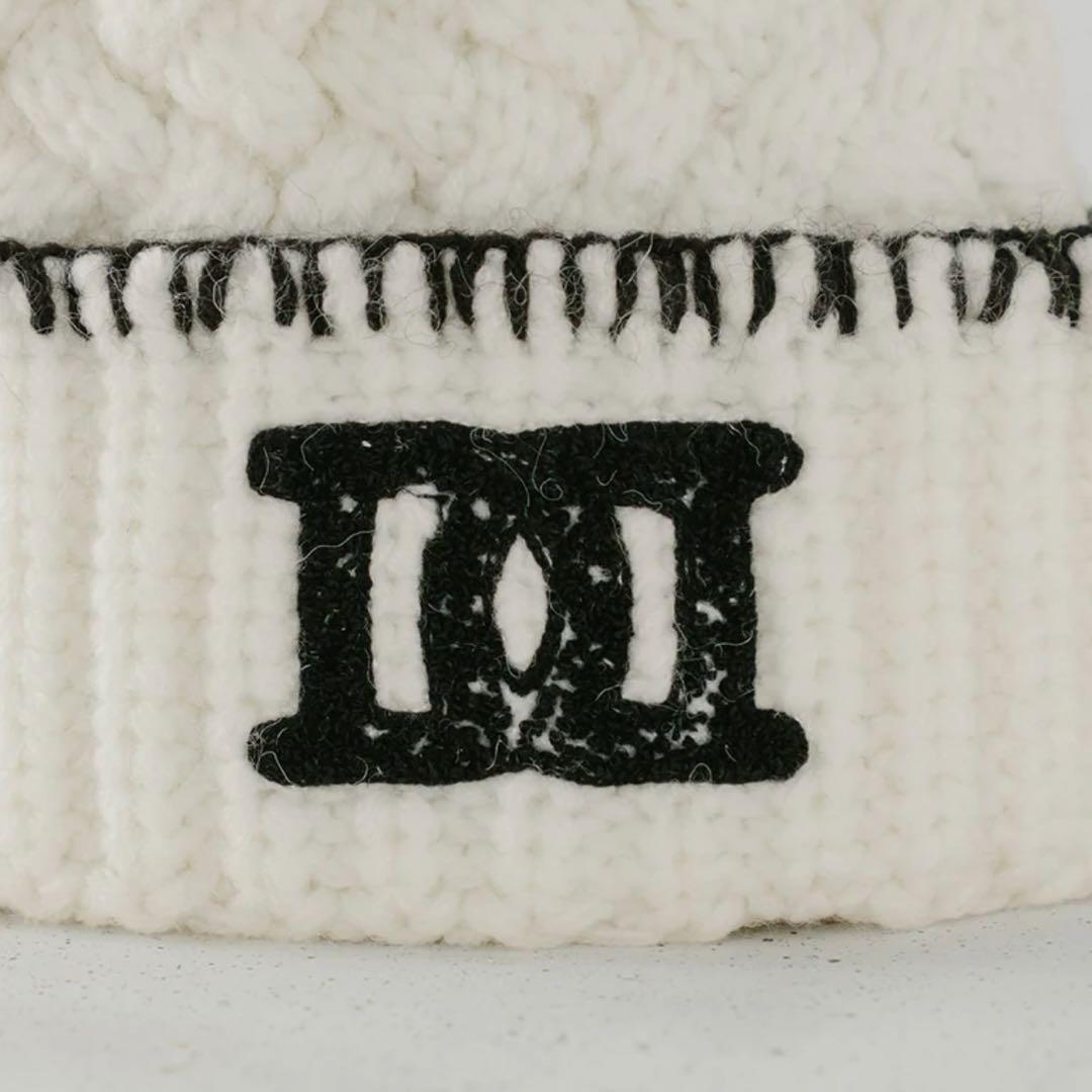 新品・未開封♡Darich♡DDロゴバスケットニットビーニー　WHT