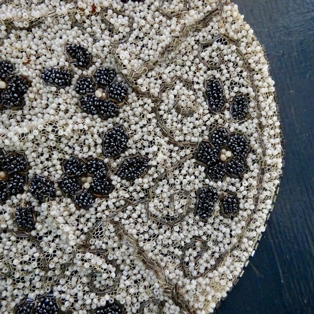 アンティーク ビーズ ヘッドドレス アート作品 フランス ブロカント