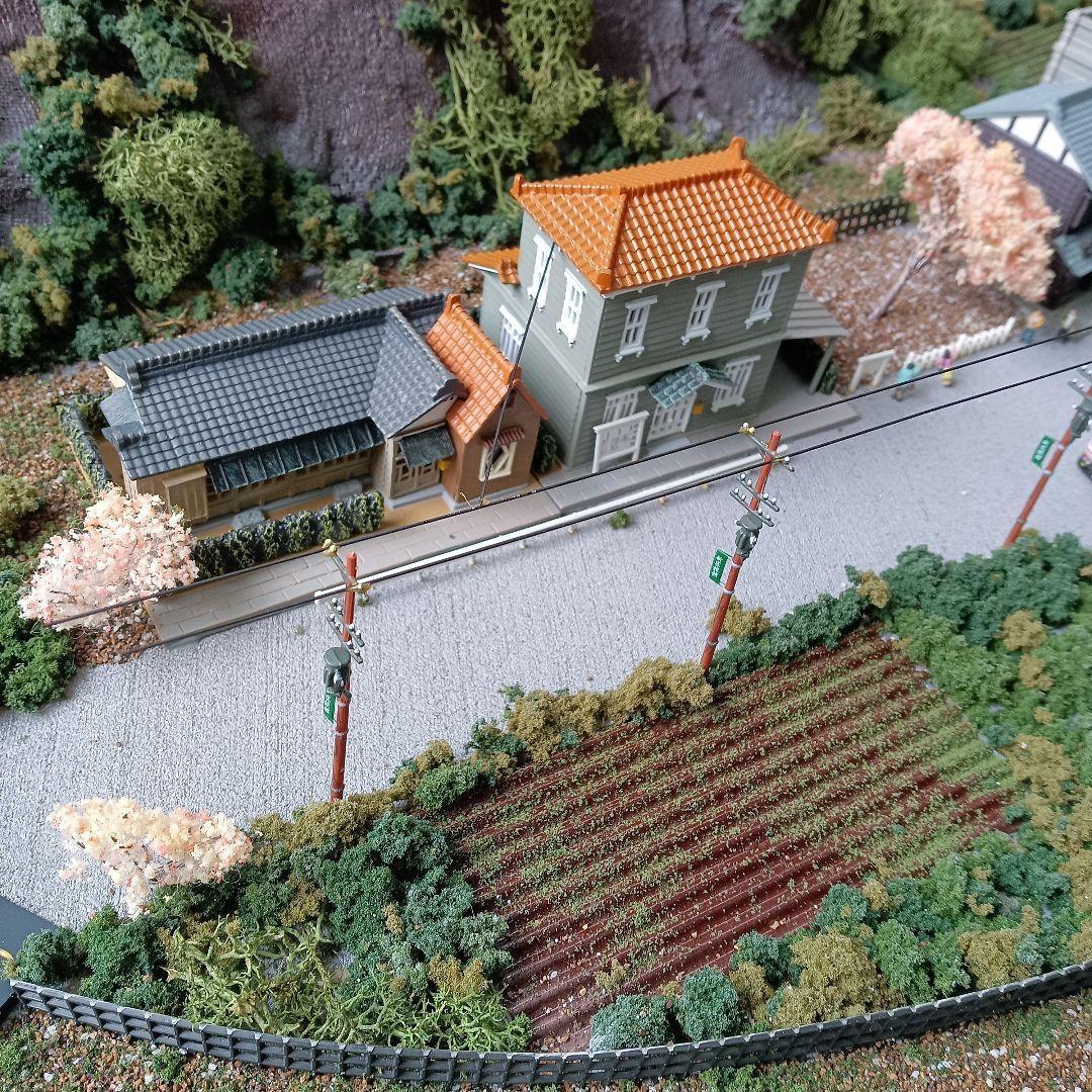 【特大サイズ】鉄道模型 Nゲージ 複線 ジオラマレイアウト 完成品