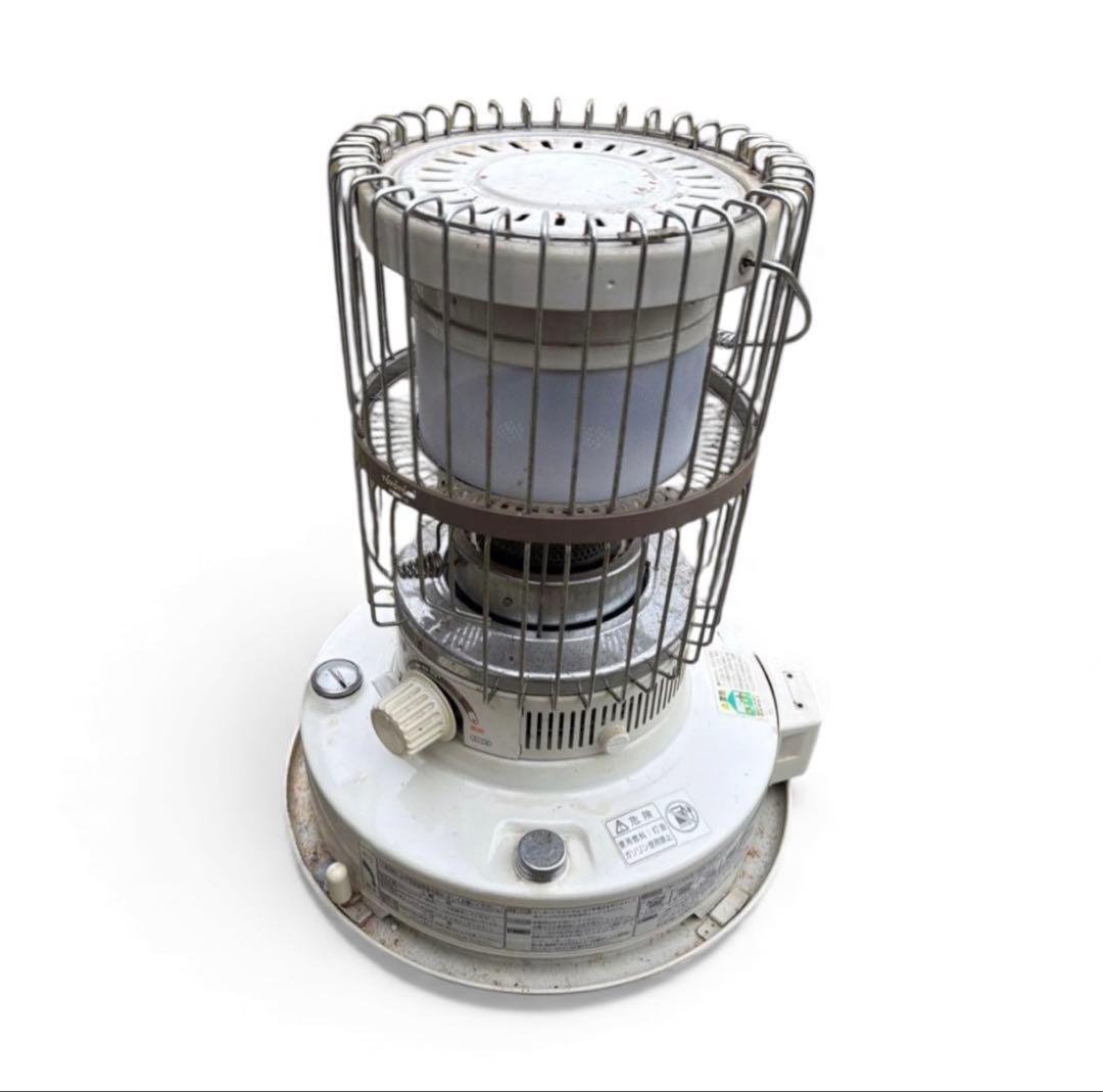 石油ストーブ ダイヤル式 ホワイト