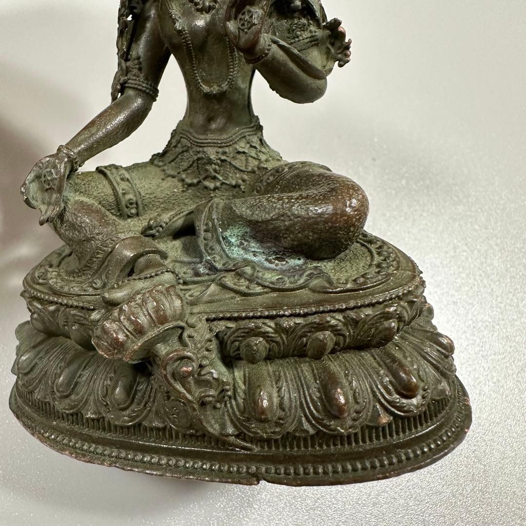 観音菩薩像　蓮華台　美術品