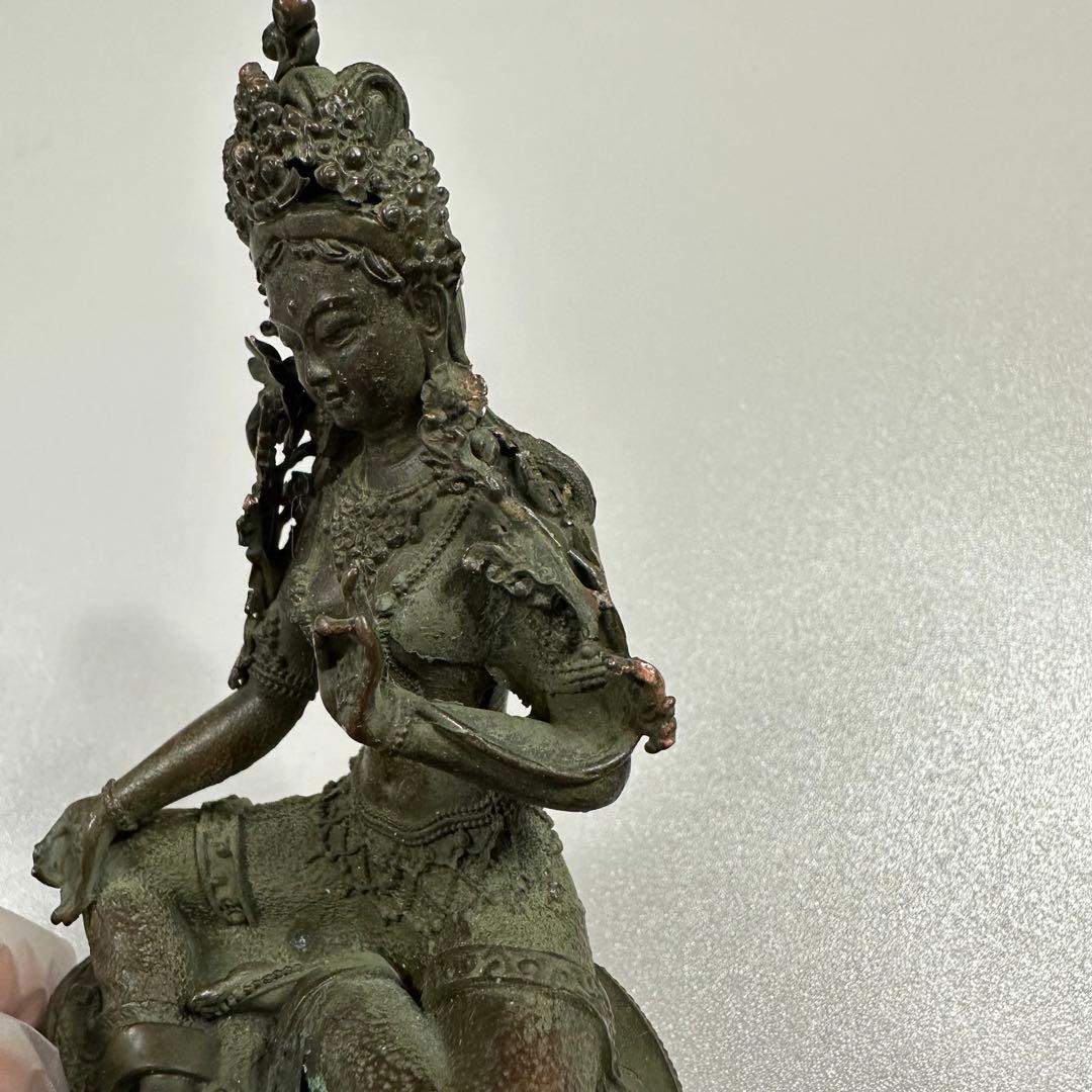 観音菩薩像　蓮華台　美術品