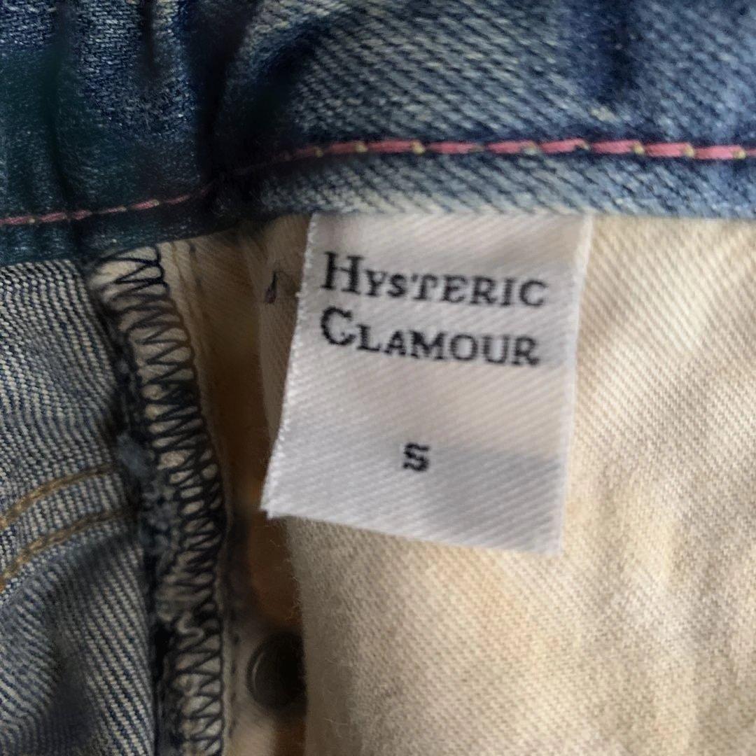 レア　ヒステリックグラマー　ヒスガール　スタッズ　デニム　タイトスカート