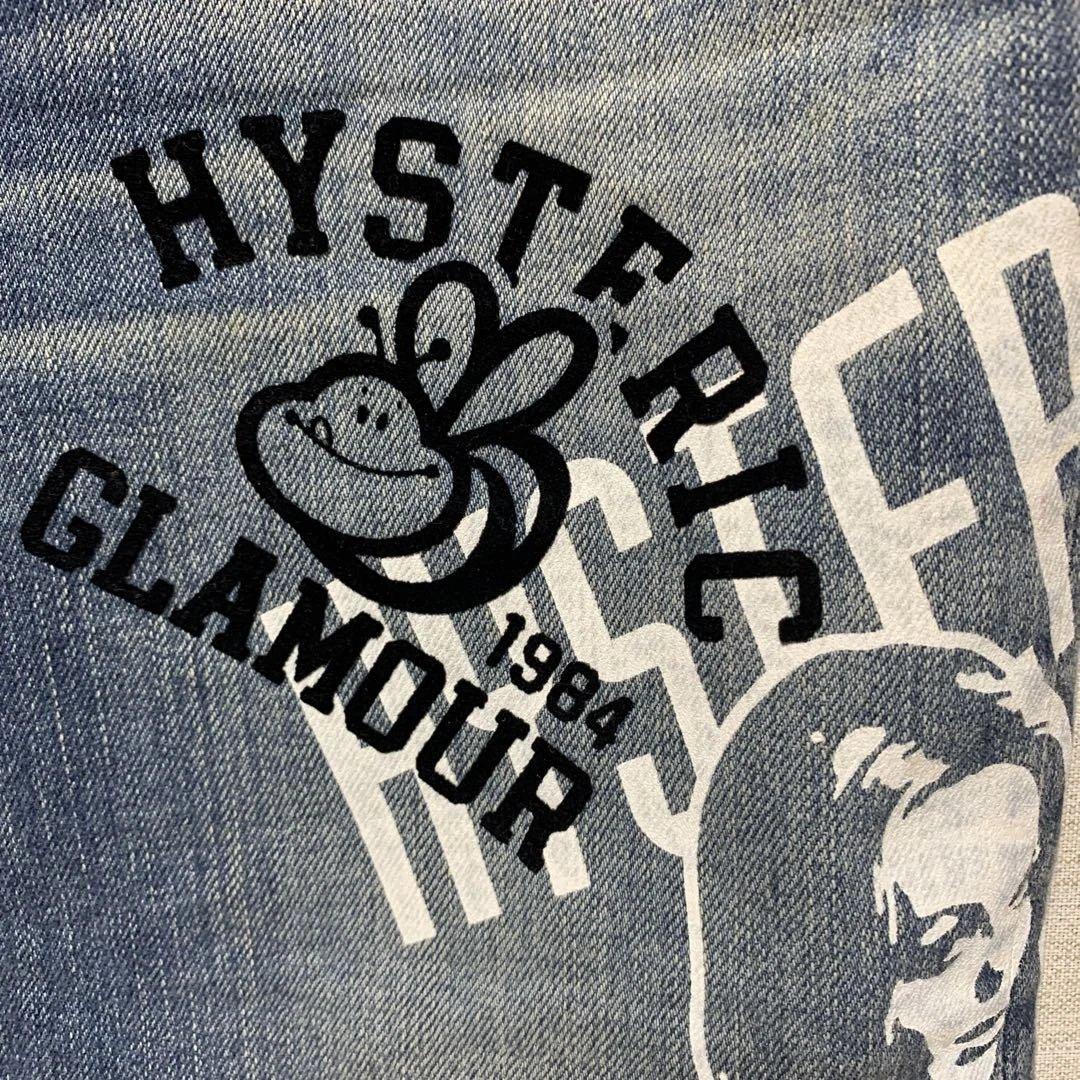 レア　ヒステリックグラマー　ヒスガール　スタッズ　デニム　タイトスカート