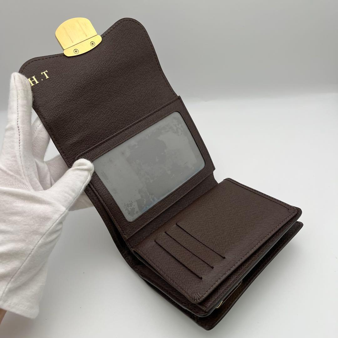 ✨極上美品✨ルイヴィトン 三つ折り財布 ダミエ ポルトフォイユ ジョイ コアラ