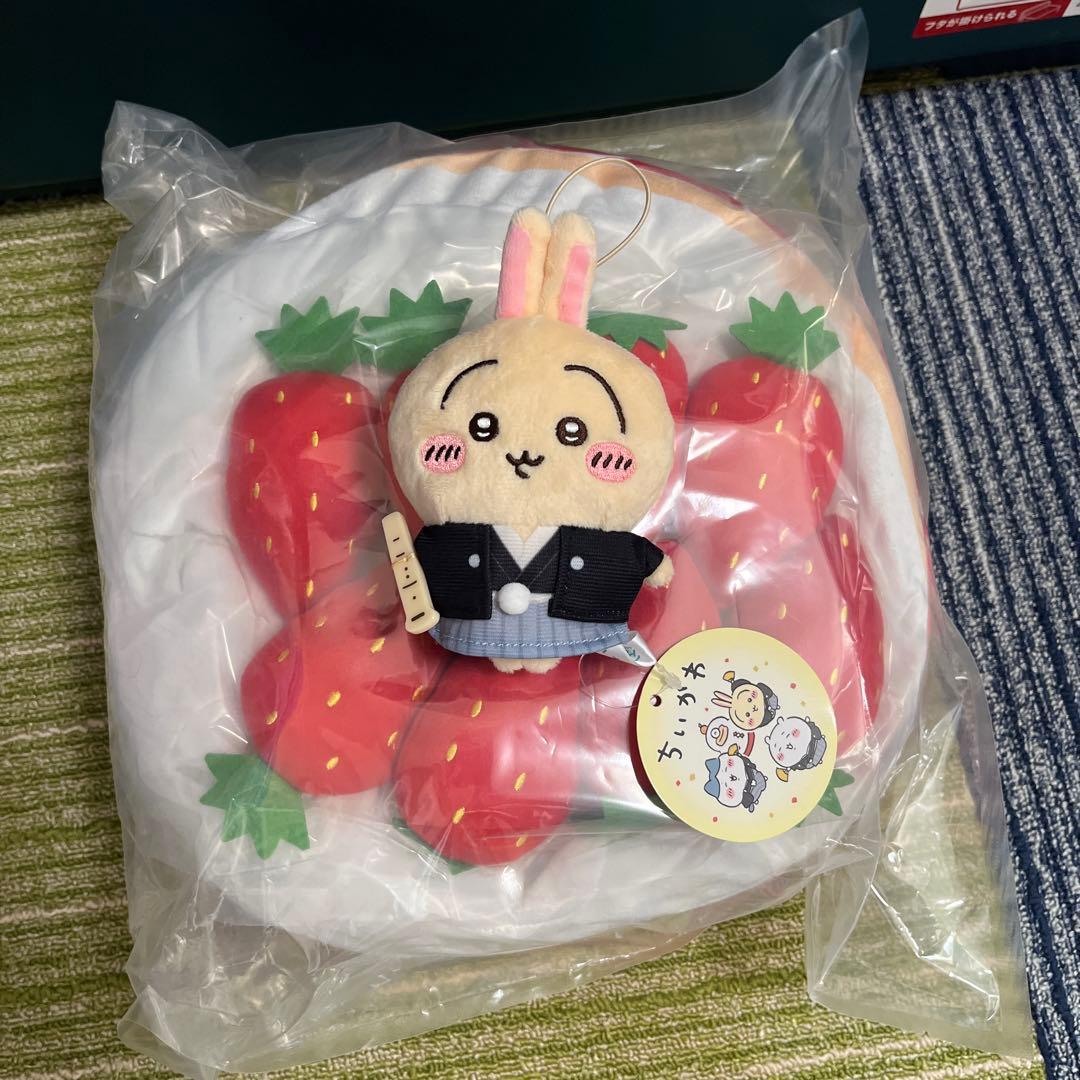 苺ホールケーキぬいぐるみ　生クリーム　セット