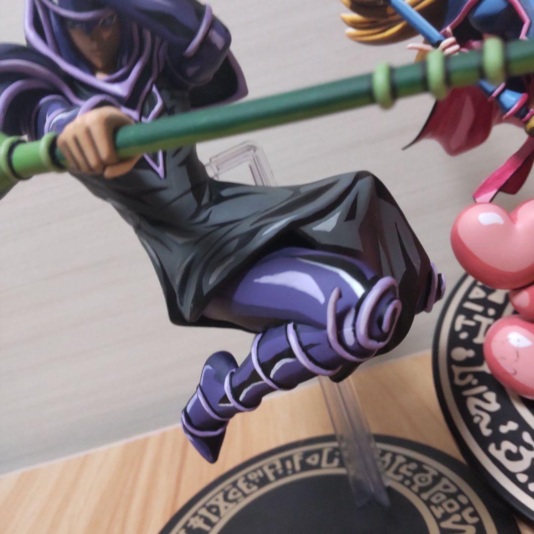 ブラックマジシャン ブラックマジシャンズガール 遊戯王リペイントフィギュアセット