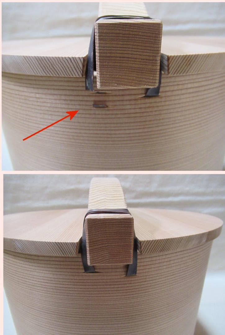 茶道　路地道具　湯桶　平安豊泉造　木共箱