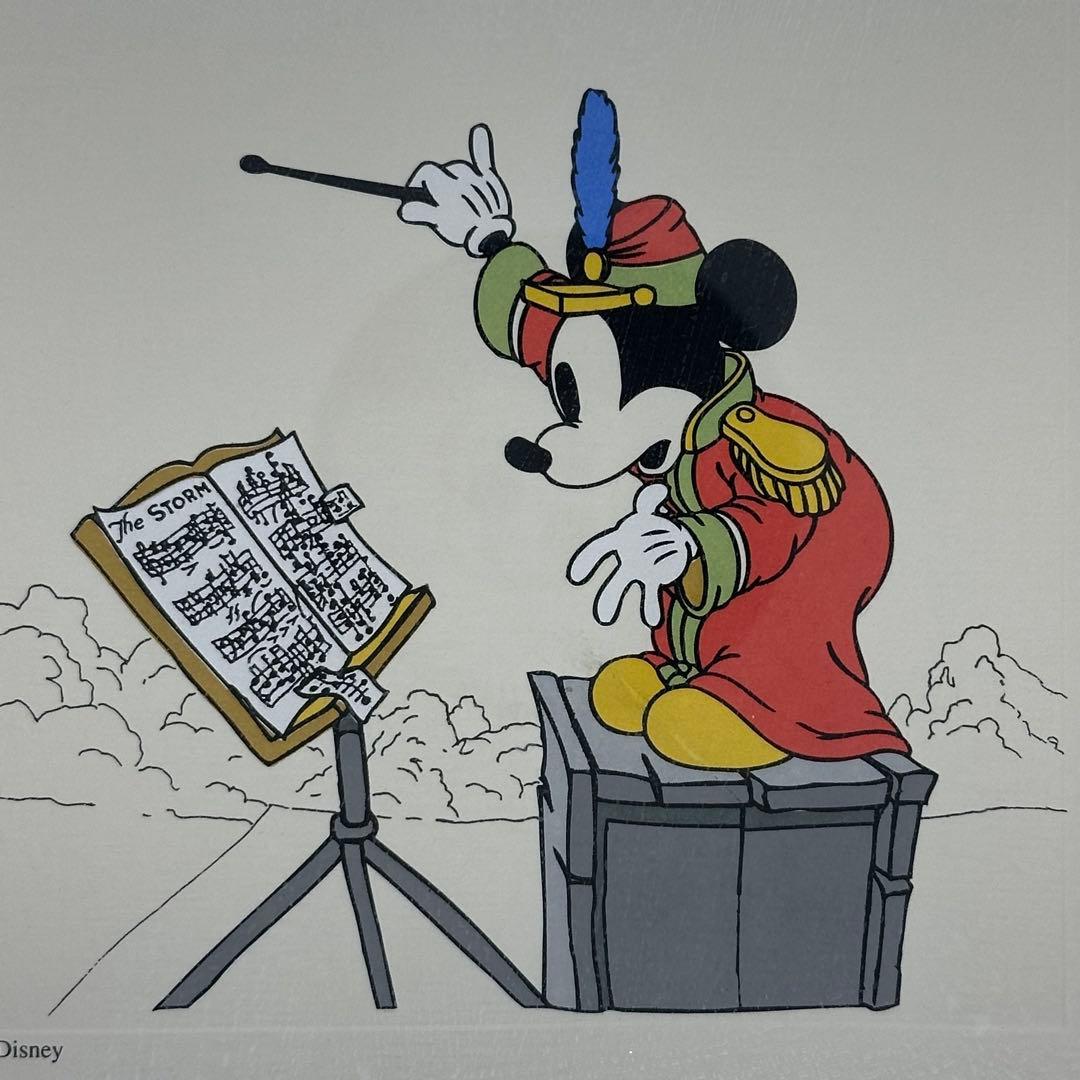 Mickey Mouse 指揮者 ミッキーの大演奏会　アート(裏面に証明書あり)