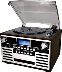 FUZE CLS60 レコード プレヤー USB Bluetooth ラジオ