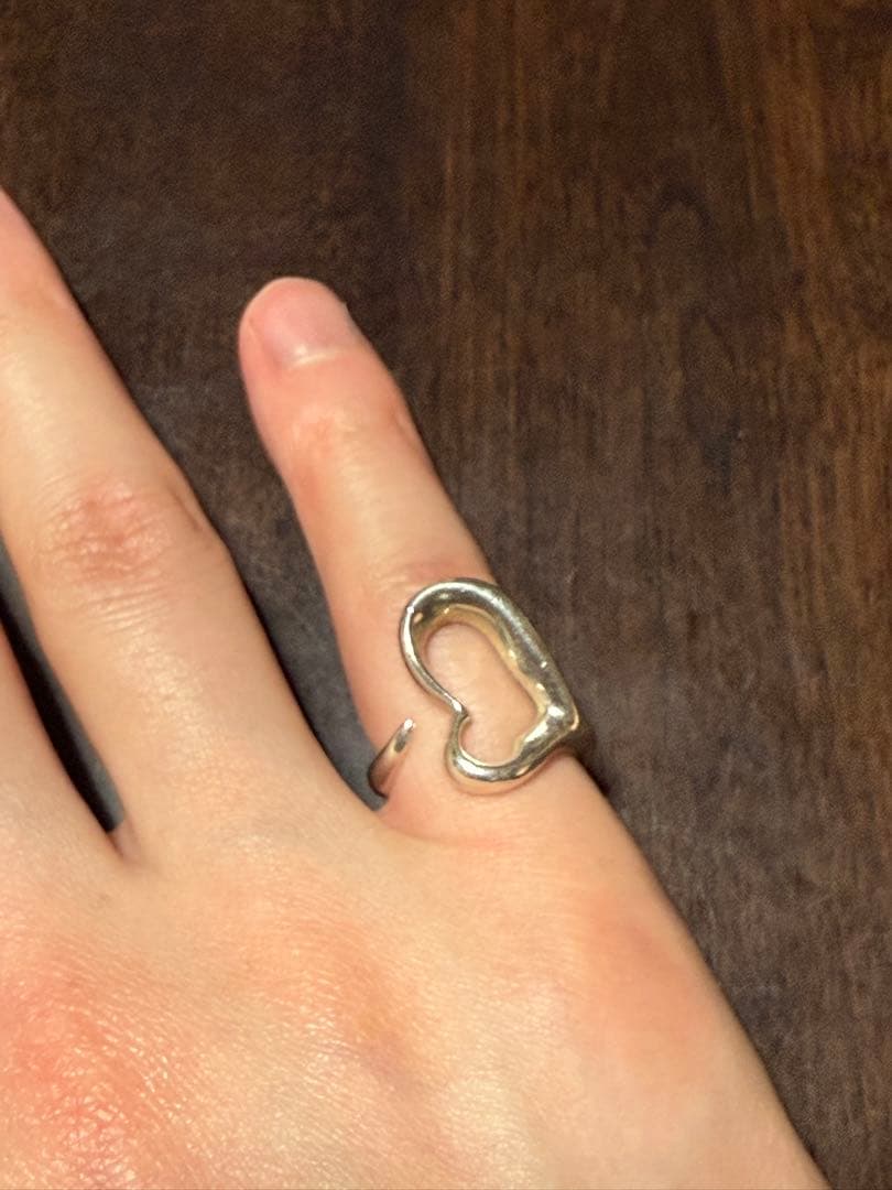 old Tiffany オープンハートリング