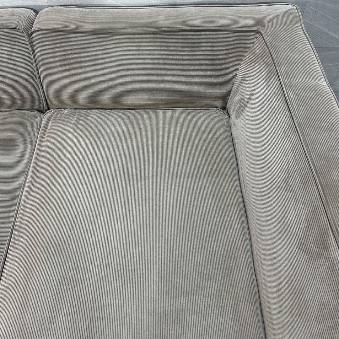 FALT カウチソファ コーデュロイ 4人掛け 北欧 モダン 家具 d4055